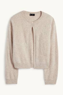 Kaschmir-Strickjacke