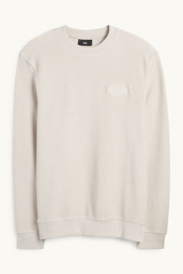 Sweatshirt - textured