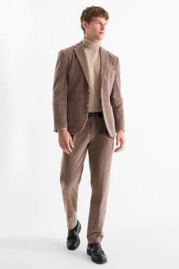 Pantaloni coordinabili in velluto - regular fit - stretch