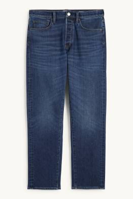 Regular Jeans mit Knopfleiste - Thermojeans - LYCRA®