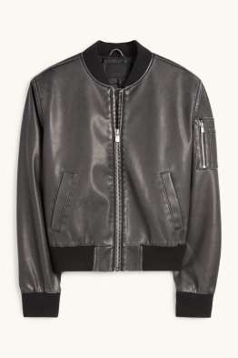 Blouson aviateur - matière synthétique