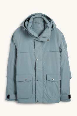 Veste à capuche - finition doublée - imperméable