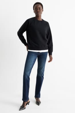 Straight jeans - mid waist - LYCRA®