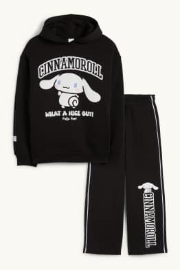 Cinnamoroll - komplet - bluza z kapturem i spodnie dresowe - 2 części