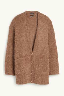 Strickjacke - Alpaka-Mix