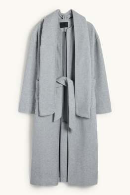 Set - Mantel und Schal - 2 teilig