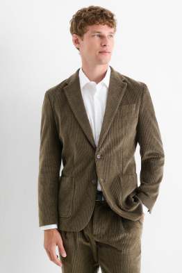 Sacou modular din catifea - regular fit - stretch