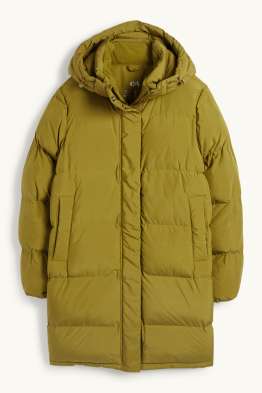 Steppmantel mit Kapuze - wasserabweisend