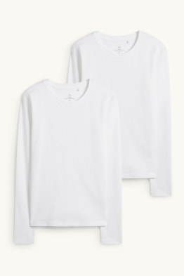 Multipack 2er - Langarmshirt - Slim Fit