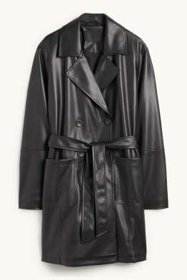 Mantel - Lederimitat