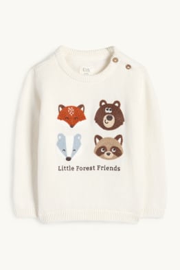 Raccoon, badger, fox and bear - baby jumper
