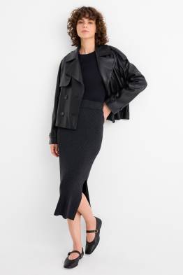 Strickrock - gerippt