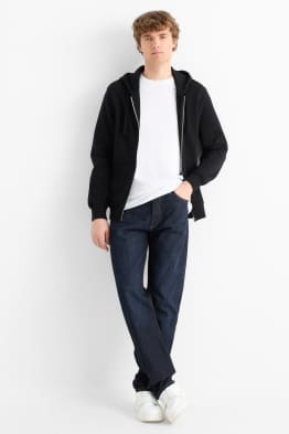 Regular Jeans mit Knopfleiste