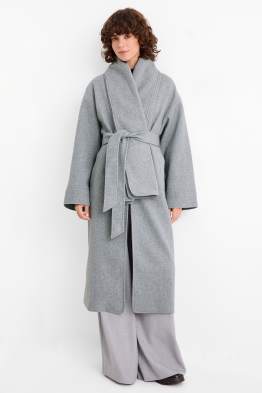 Set - Mantel und Schal - 2 teilig