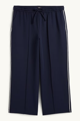 Jersey-Hose - Mid Waist - Wide Leg