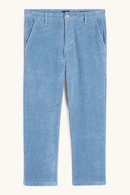 Manšestrové kalhoty chino - regular fit