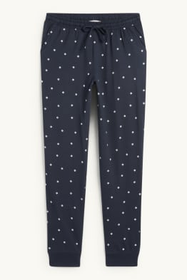 Pyjamahose - geblümt