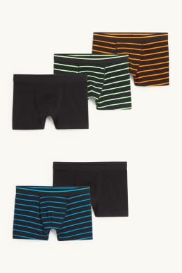Multipack 5 ks - boxerky - pruhované