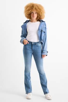 Bootcut Jeans - Mid Waist - Shaping-Jeans - LYCRA®