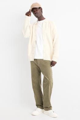 Manšestrové kalhoty chino - regular fit