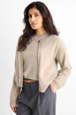 Kaschmir-Strickjacke