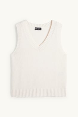 Pullunder mit Kaschmir-Anteil - Woll-Mix