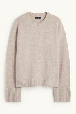 Pullover mit Kaschmir-Anteil - Woll-Mix