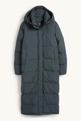 Steppmantel mit Kapuze - wasserabweisend