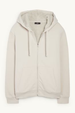Rozpinana bluza z kapturem - wyściełana