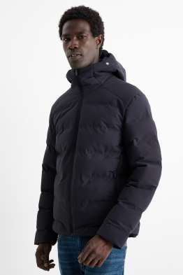 Steppjacke mit Kapuze - wasserabweisend