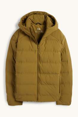 Steppjacke mit Kapuze - wasserabweisend