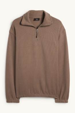 Sweat - finition côtelée