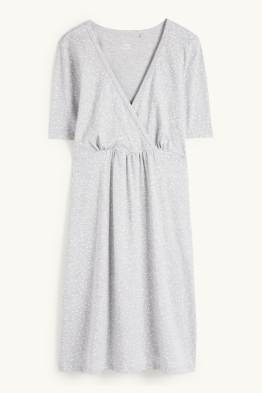 Camicia da notte per allattamento - a pois