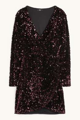 Pailletten-Bodycon-Kleid