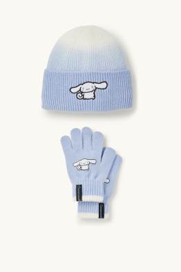 Cinnamoroll - set - căciulă și mănuși - 2 piese