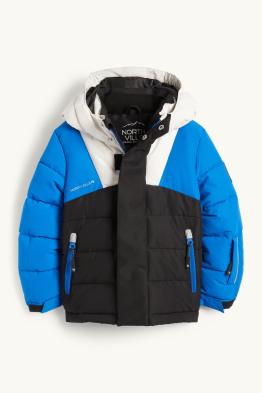 Lyžařská bunda s kapucí - z vodoodpudivého materiálu