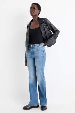 Flared jeans - mid waist - LYCRA®