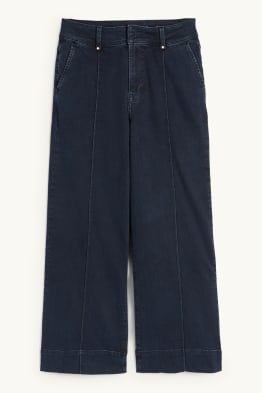 Wide Leg Jeans - High Waist