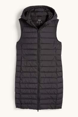 Steppweste mit Kapuze
