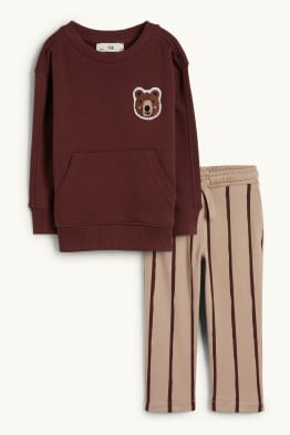 Urs - set - bluză de molton și pantaloni de trening - 2 piese
