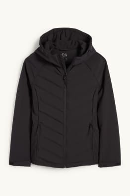 Funktions-Thermojacke mit Kapuze - wasserabweisend