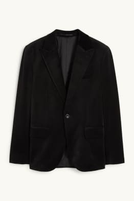 Fluwelen colbert - slim fit - stretch