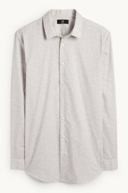 Businesshemd - Slim Fit - Kent - gemustert