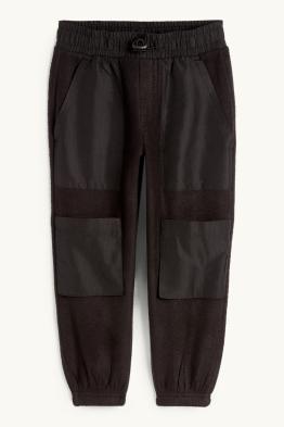 Pantalon de jogging cargo en polaire