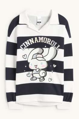 Cinnamoroll - Langarm-Poloshirt - gestreift