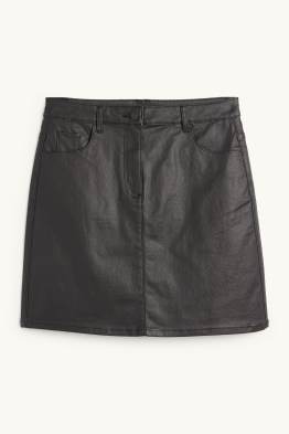 Mini-jupe - finition brillante