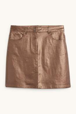 Minirock - glänzend