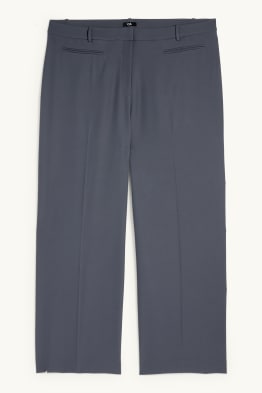 Stoffhose - High Waist - Wide Leg