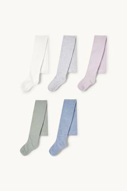 Multipack of 5 - tights