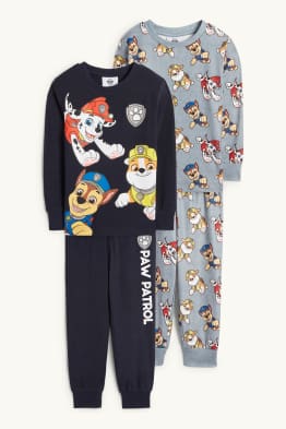Confezione da 2 - PAW Patrol - Chase - pigiama - 4 pezzi